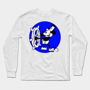 Willie in a Boat Long Sleeve T-Shirt